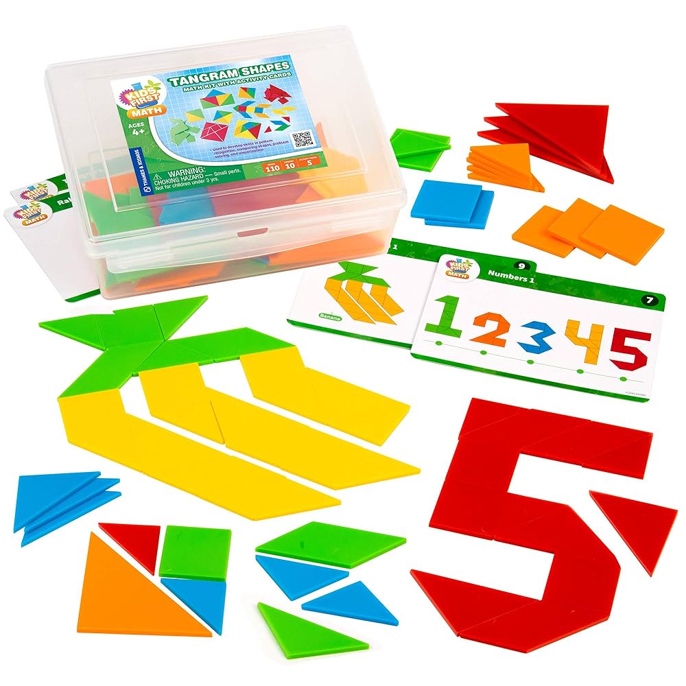Amazon.com: Kids First Math: Tangram Shapes Math Kit w